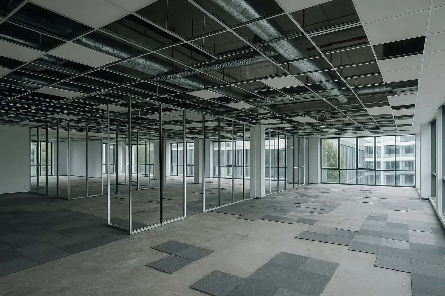 Gewerbliche Entkernung: Büro, Laden und Gastronomie