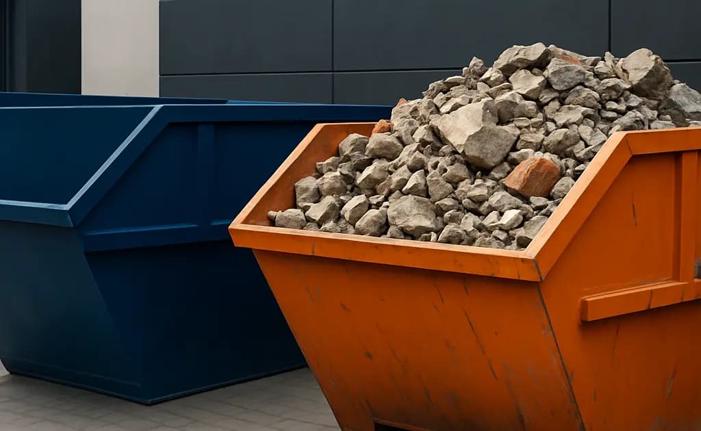 Bauschutt vs. Baumisch: So wählen Sie den richtigen Container