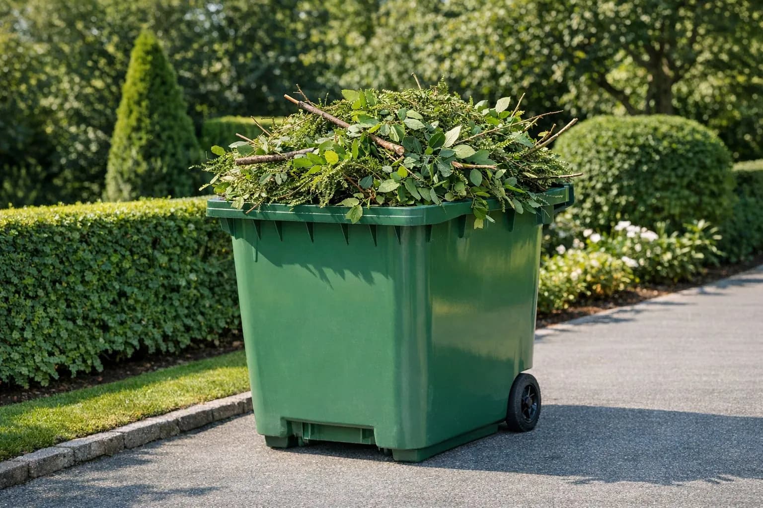 Gartenabfälle entsorgen: Container statt Wertstoffhof