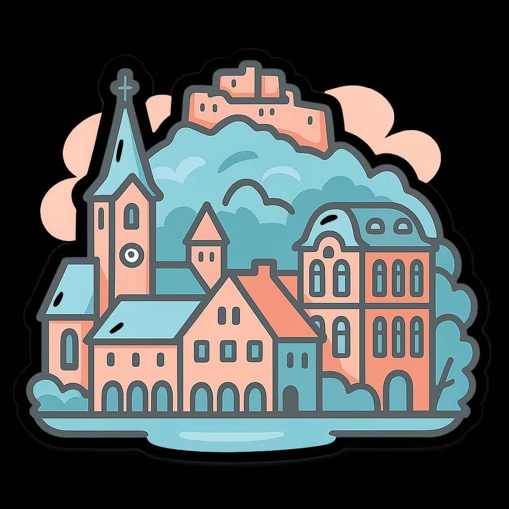 Blick auf Singen mit dem Hohentwiel und der Innenstadt