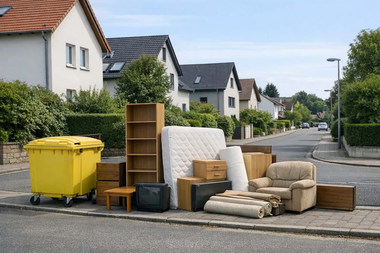 Sperrmüll: Container oder Abholung? Kosten & Entscheidungshilfe