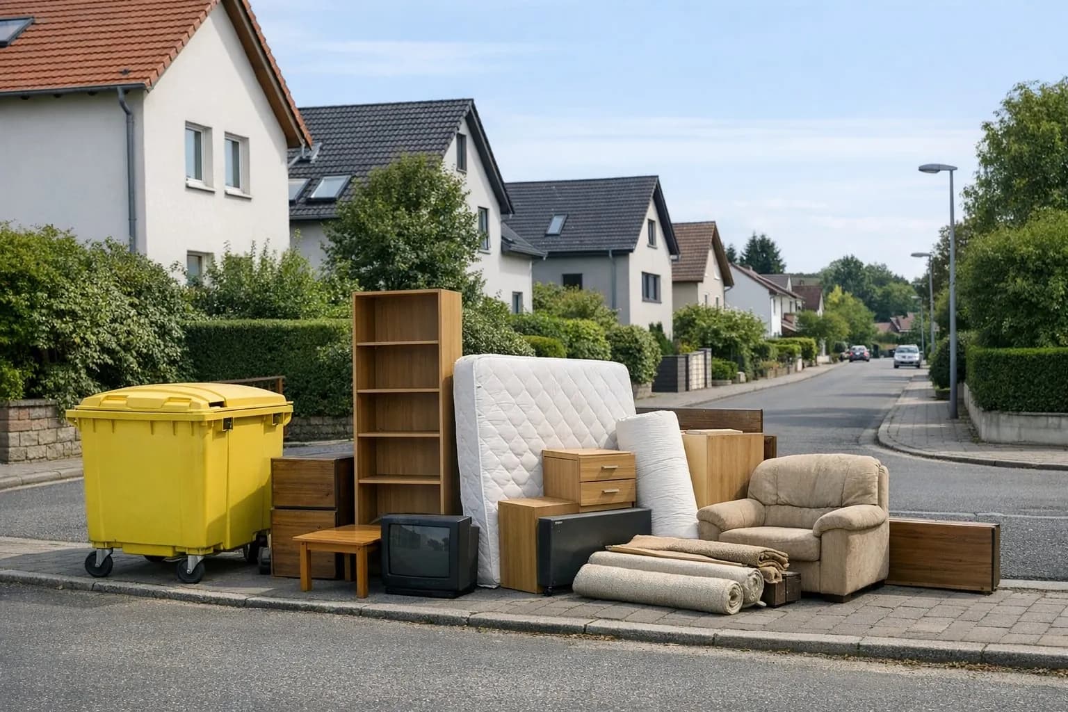 Sperrmüll: Container oder Abholung? Kosten & Entscheidungshilfe